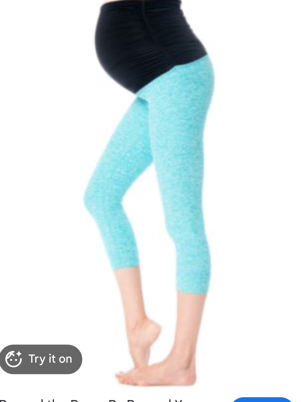 The What’s Kicking Crop Leggings from Beyond the Bump by Beyond Yoga